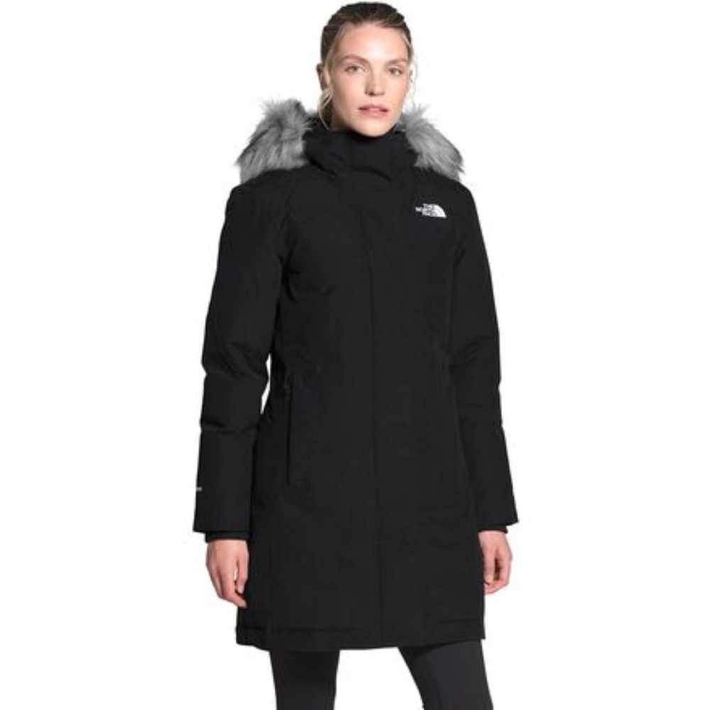 NWT The North Face womens arctic down parka black size small